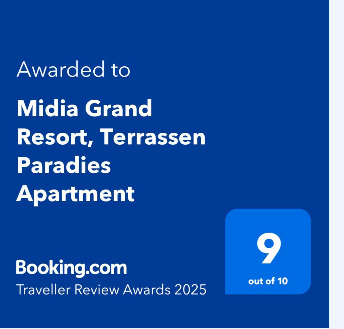 Midia Grand Resort, Terrassen Paradies Apartment Ахелой Екстериор снимка